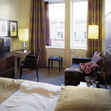 The Square Hotel bedroom